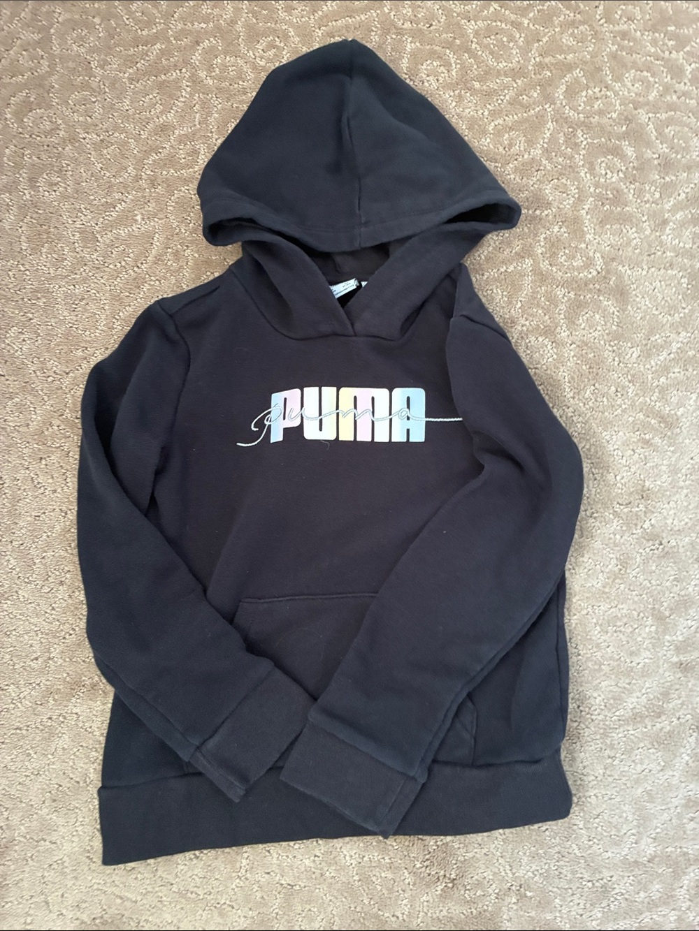 Puma Girls 5 - Logo Hoodie & Leggings Activewear - Picture 2 of 6
